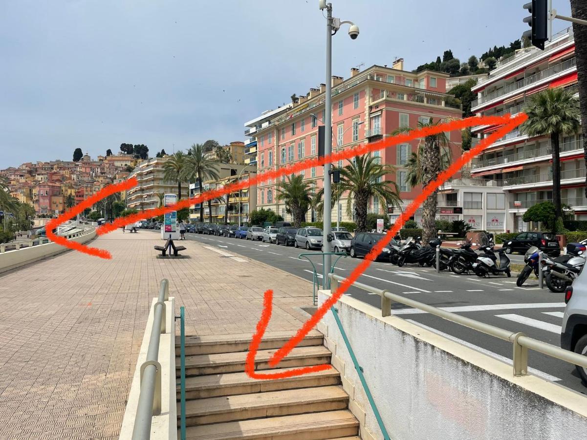La Room: Seaside Apartment + Terrace + Parking マントン エクステリア 写真