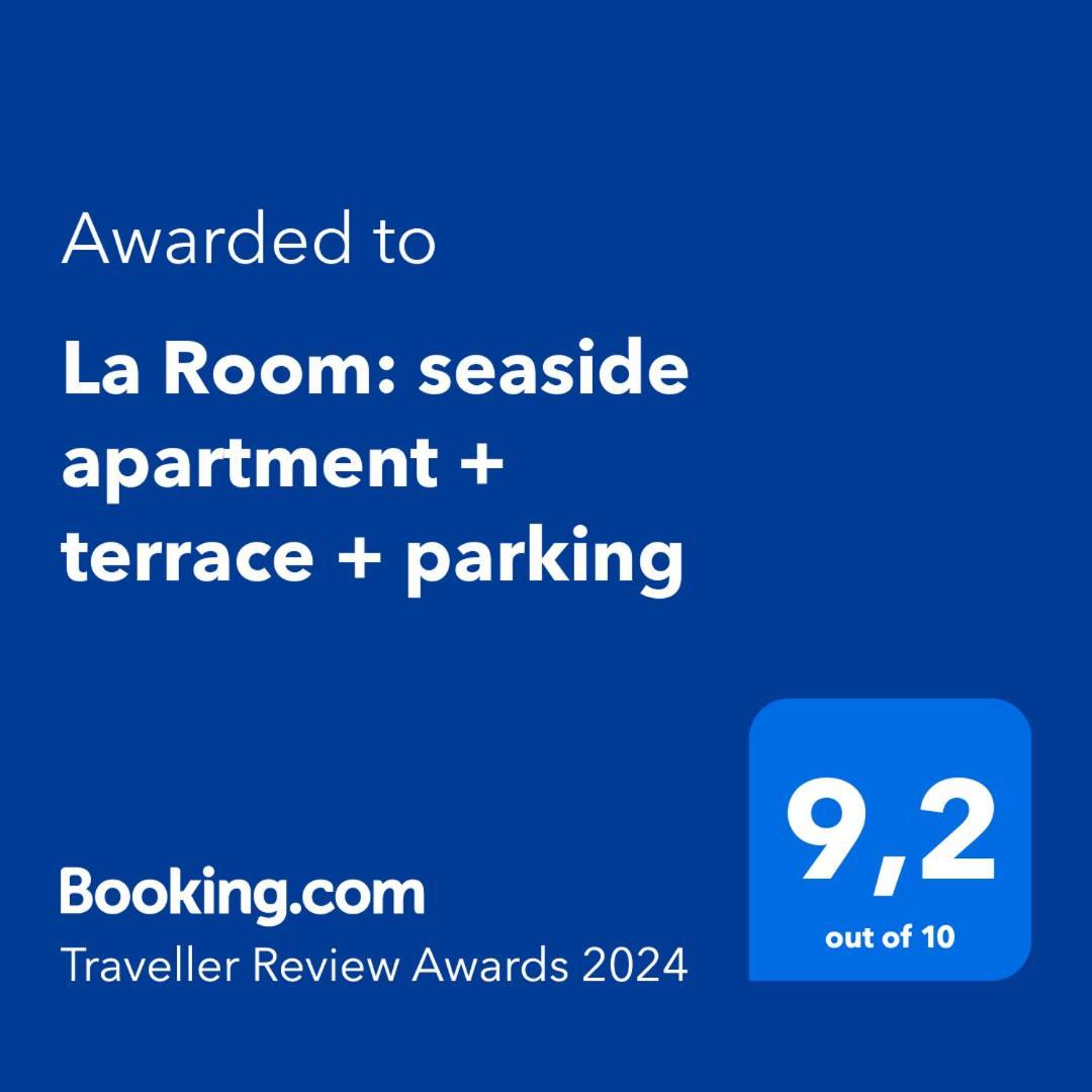 La Room: Seaside Apartment + Terrace + Parking マントン エクステリア 写真